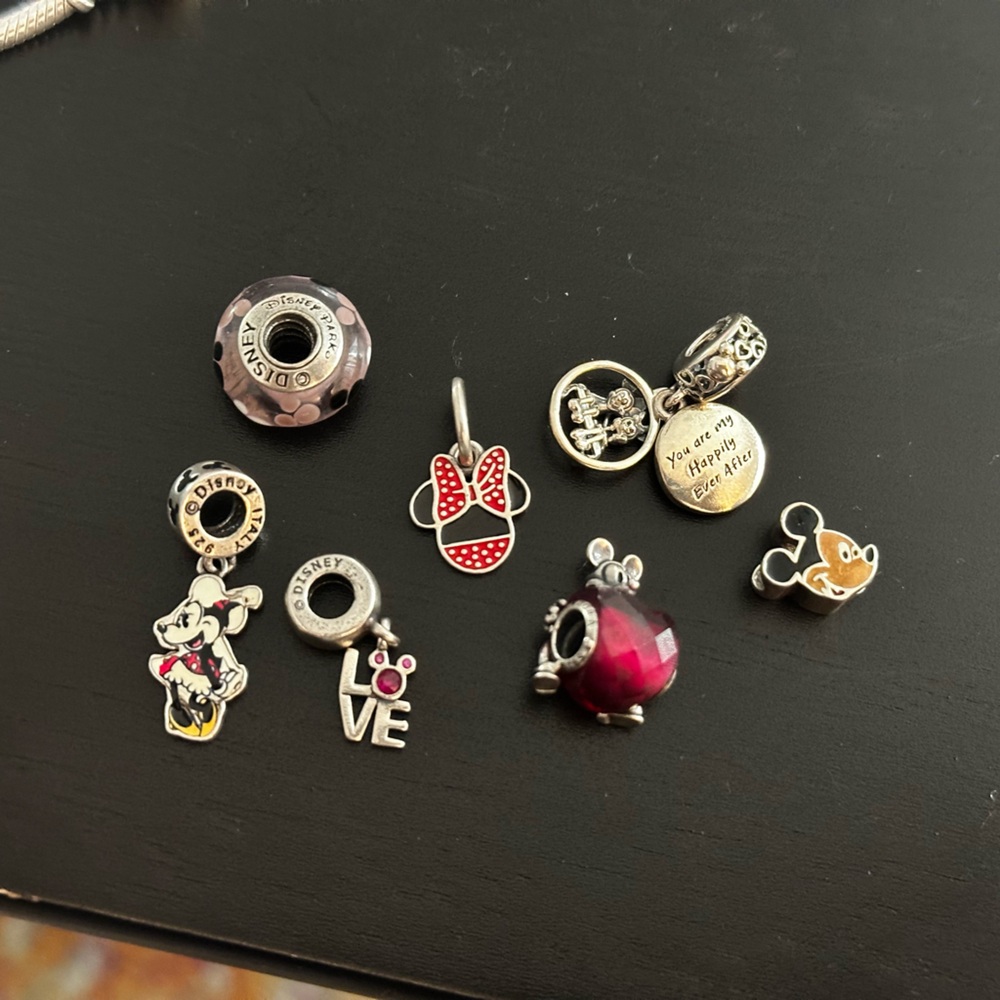 Pandora Disney Charm Bracelet with Mickey and Minnie Charms - Picture 3 of 3